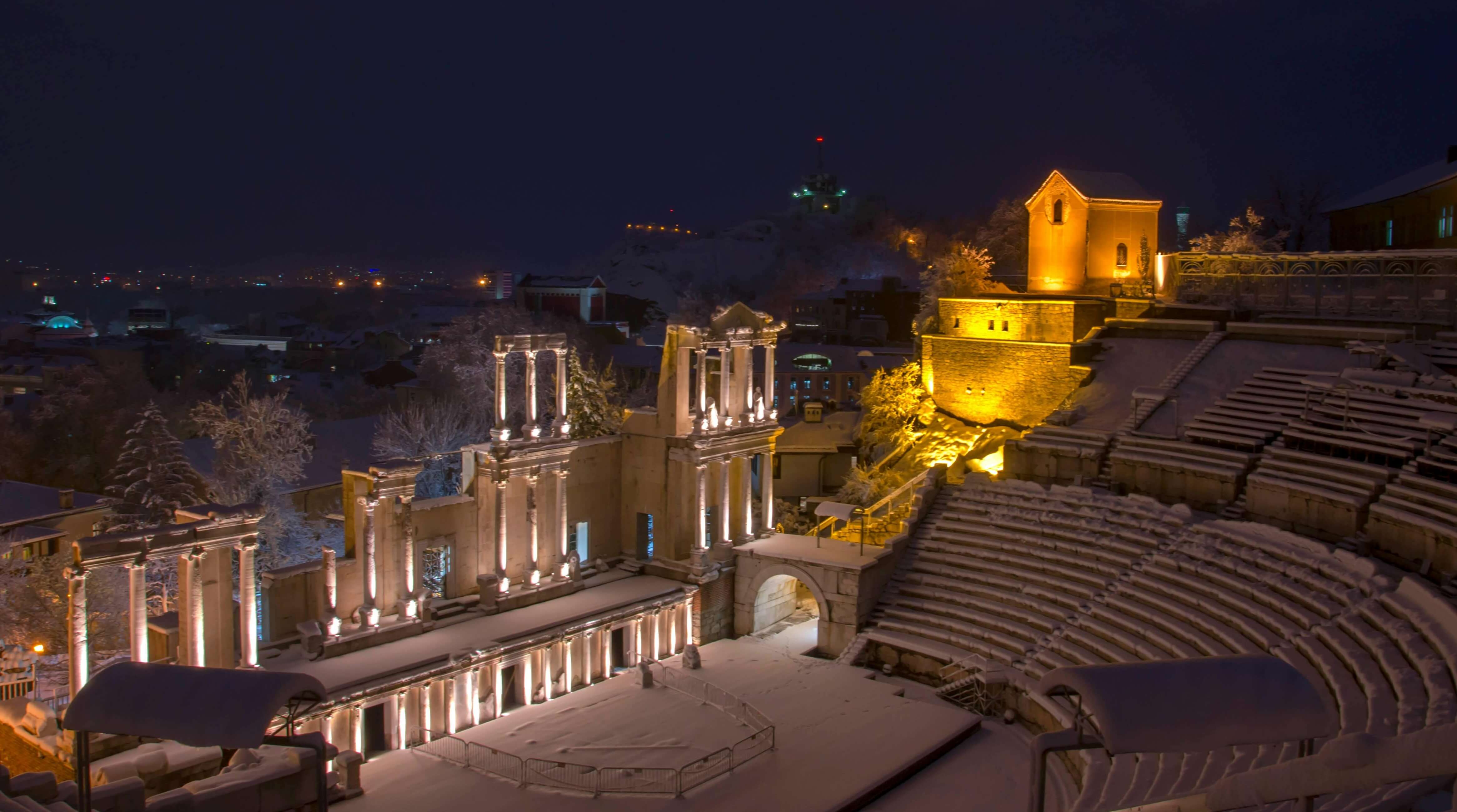 Античния анфитеатър в Пловдив